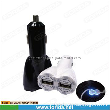 4.2A big output Smartphone and Tablet dual USB Car Charger